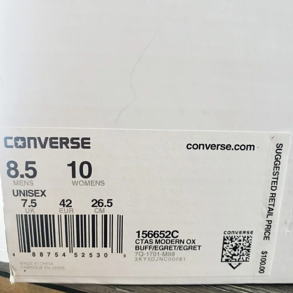 New Converse Chuck Taylor All Star Modern Ox